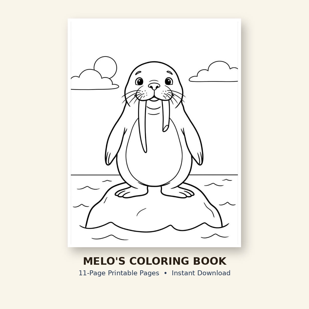 Melo's Coloring Book cover